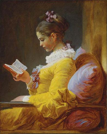 Jean-Honore Fragonard A Young Girl Reading Germany oil painting art